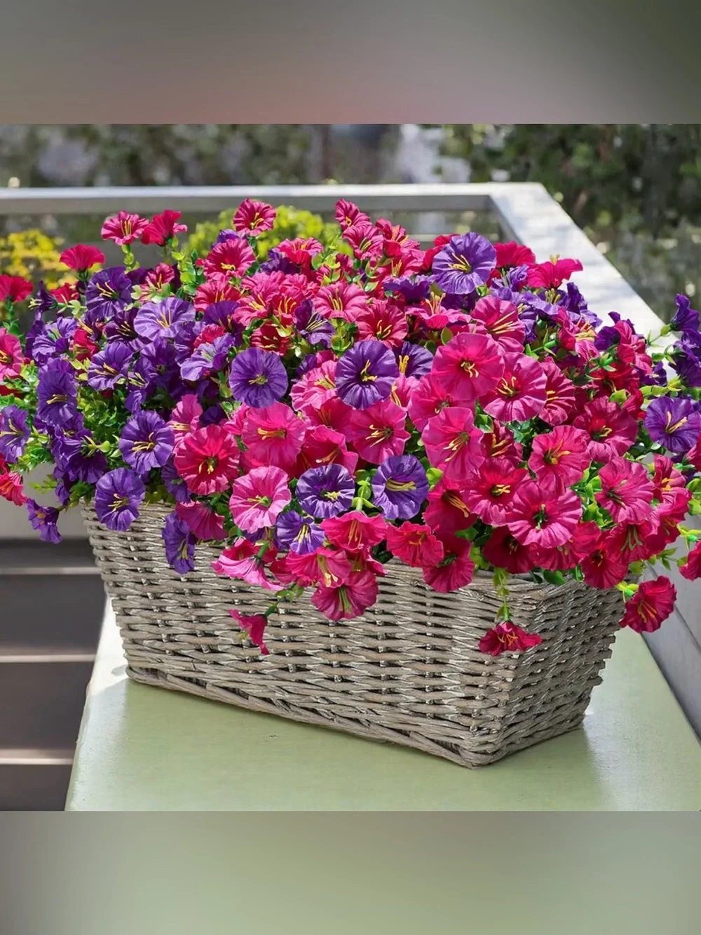 Pink & Purple Faux Floral Arrangement (no vase)